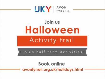 Half term activities and Halloween Activity Trail with ghosts and ghouls
