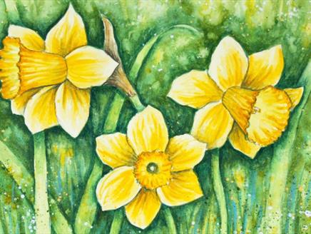 Dazzling Daffodils- A Watercolour Workshop at Chawton House