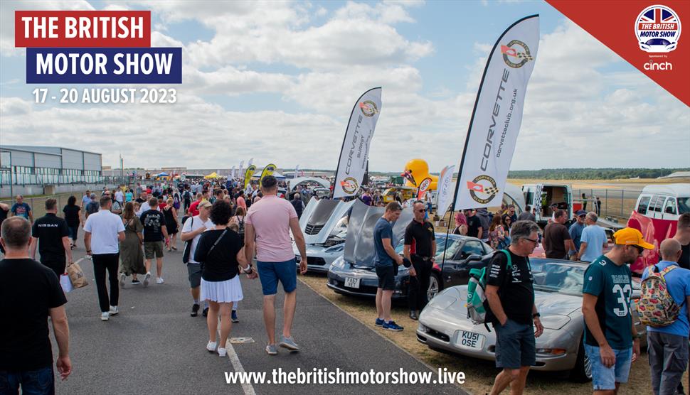 The British Motor Show Live 2023 at Farnborough International Exhibition and Conference Centre