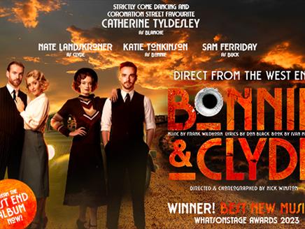 Poster for Bonnie & Clyde at the Kings Theatre