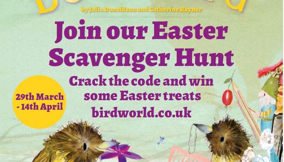 The Bowerbird Easter Scavenger Hunt at Birdworld