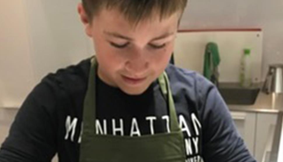 Parent and Child Cooking with Sylvain Gachot at Season Cookery School at Lainston House
