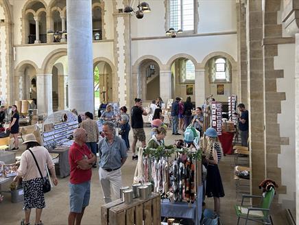 Photograph showing the Art & Photography Market at Portsmouth Cathedral