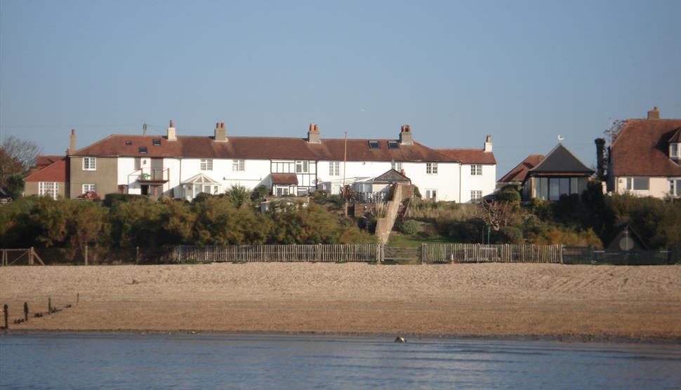 Cowes View cottage from the Solent