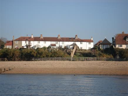 Cowes View cottage from the Solent