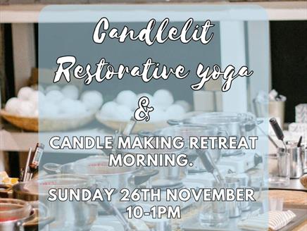 Candle Making & Candlelit Restore Yoga at Stockbridge Town Hall