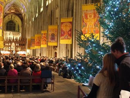 Family Carol Service at Winchester Cathedral