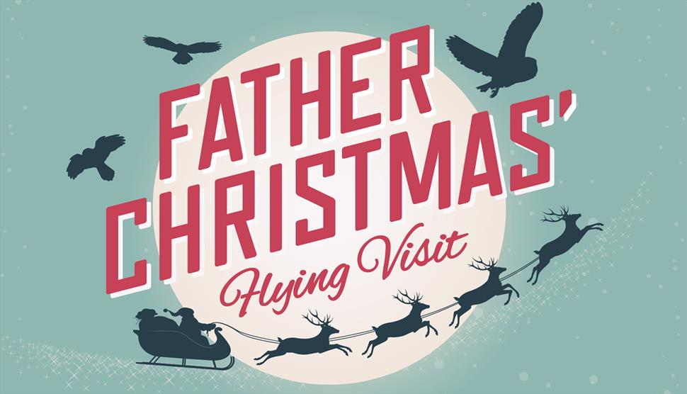 Father Christmas' Flying Visit at The Hawk Conservancy Trust