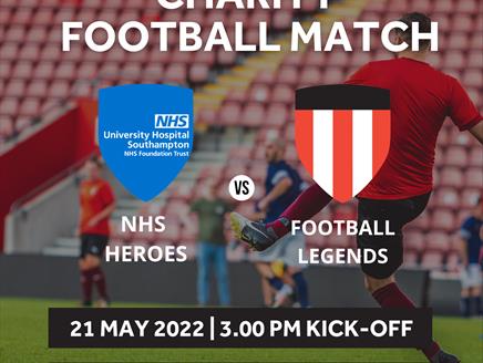 NHS Heroes vs Football Legends charity match at Eastleigh Football Club