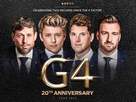 Promotional poster for the G4 20th Anniversary Tour