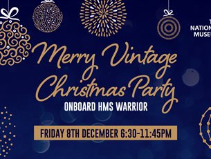 Merry Vintage Christmas onboard HMS Warrior