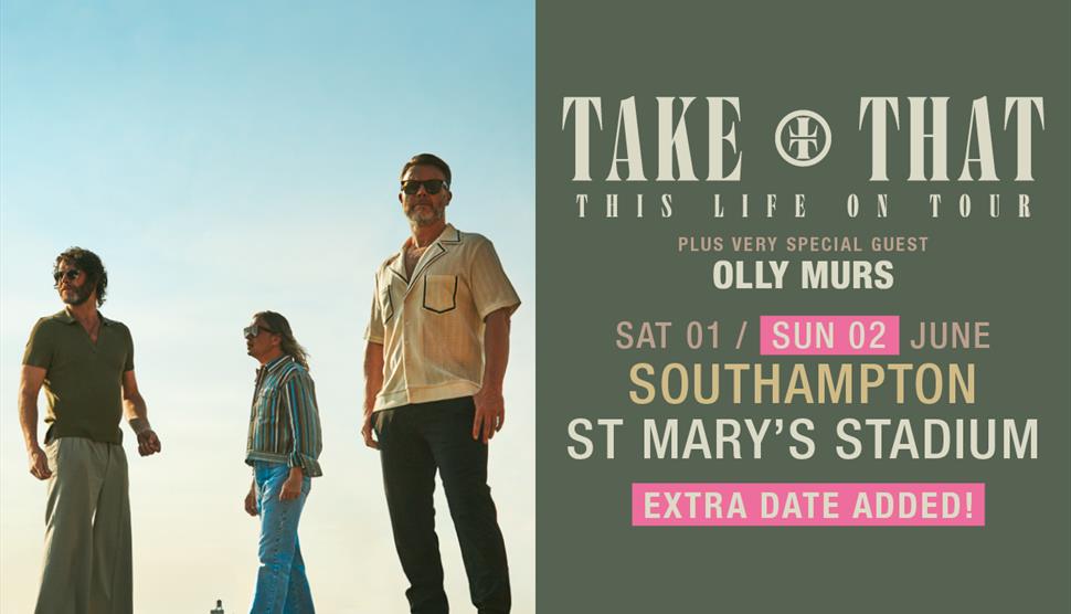 Take That - This Life On Tour at St Mary's Stadium, Southampton
