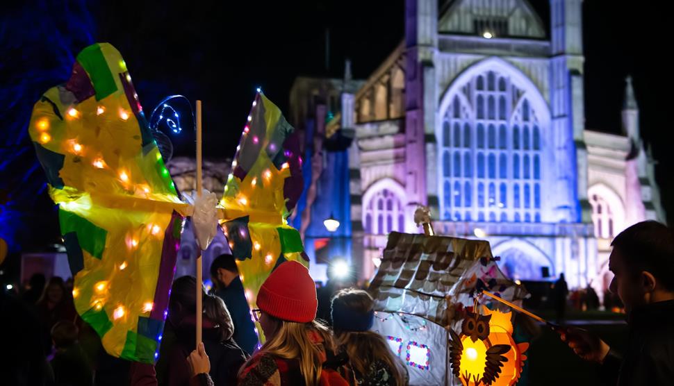 Winchester Cathedral Lantern Parade