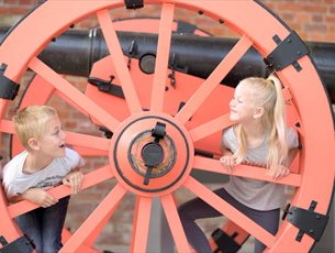 Children playing at Royal Armouries - Fort Nelson