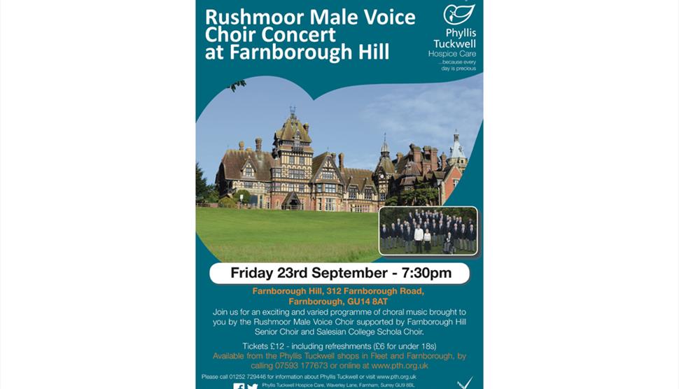 Rushmoor Male Voice Choir Concert at Farnborough Hill