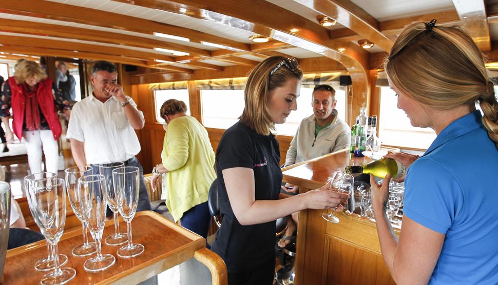 Sailing with Wine Tasting aboard Seafin