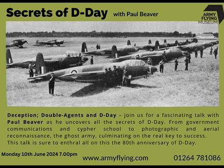 Secrets of D-Day with Paul Beaver at Army Flying Museum