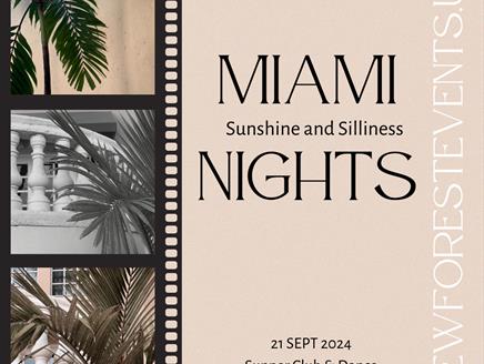 Miami NIghts 1970s Glamour Supperclub and Disco at Palais Des Vaches