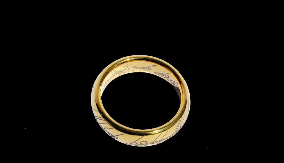 The Golden Ring from Lord of the Rings