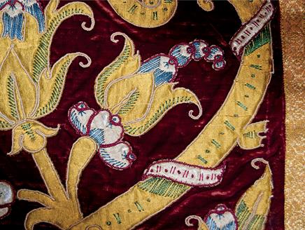 18th century Church Vestments Display at St. Mary's Church