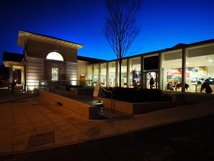 Discovery Centre at night
