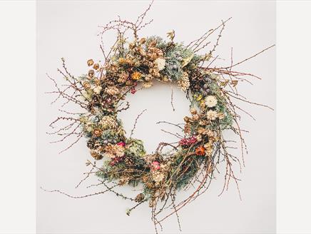 Kitten Grayson's Wreath-Making Workshop at Heckfield Place