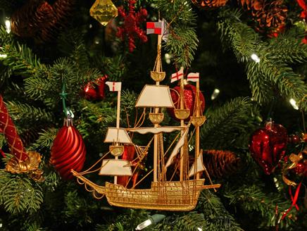 A Christmas Ship at The Mary Rose