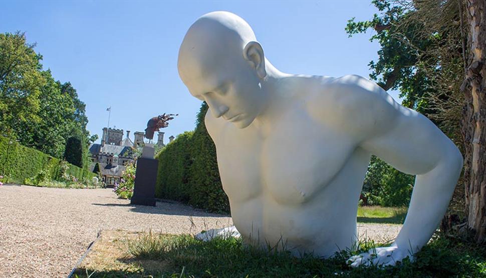 White Sculpture at Beaulieu, National Motor Musuem