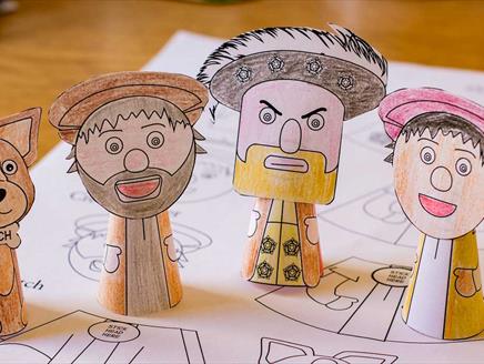 Make your own Mary Rose crew finger puppets at The Mary Rose