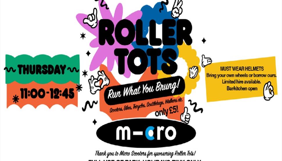 Poster for roller tots sessions. Poster for roller tots sessions.