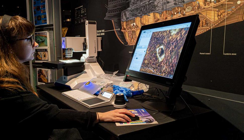 Under the Microscope! Meet the Conservator! at The Mary Rose