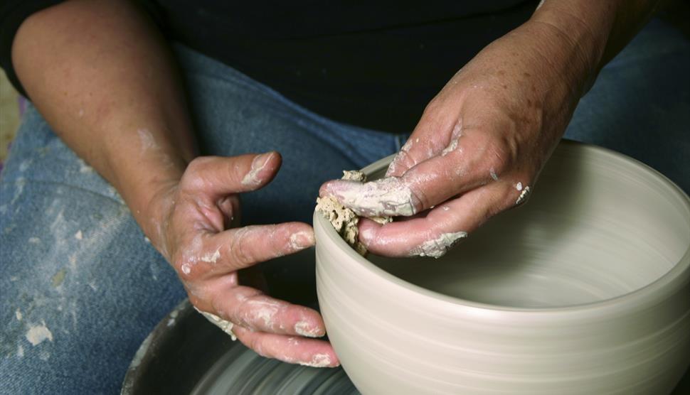 Pottery Throwing One Day Course at Grayshott Pottery