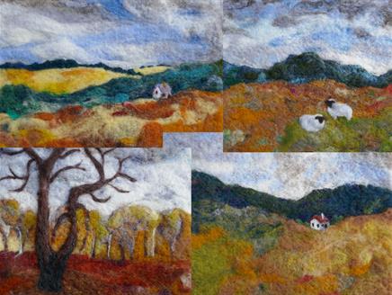 Exhibition of Wool Art at One Tree Books