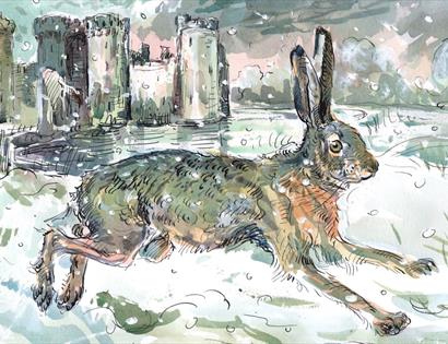 Claire Fletcher Exhibition at Bodiam Castle