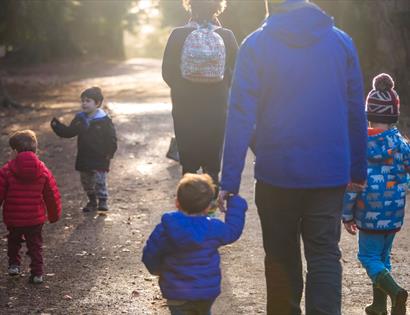 Boxing Day walk at Bodiam Castle in East Sussex