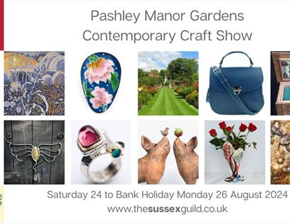 The Sussex Guild Contemporary Craft Show at Pashley Manor Gardens