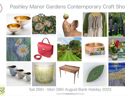 The Sussex Guild Contemporary Craft Show at Pashley Manor Gardens