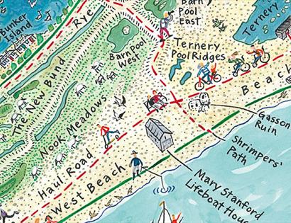 Friends of Rye Harbour Nature Reserve picture map