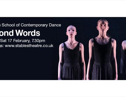 Poster for Beyond Words at Stables Theatre Hastings.