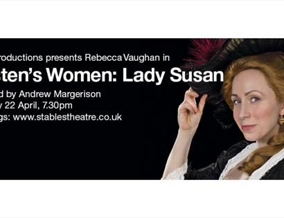 Poster for Austen's Women play at Stables Theatre Hastings