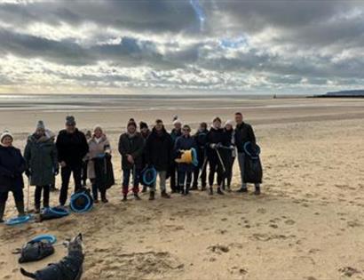 beach clean crew