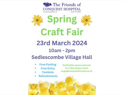 spring craft fair poster.