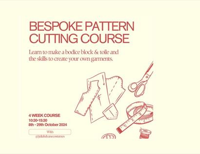 Bespoke pattern cutting course poster