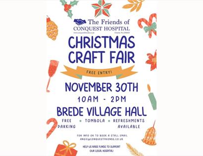 Christmas craft fair poster