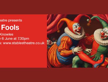 Poster for Two Fools at The Stables Theatre