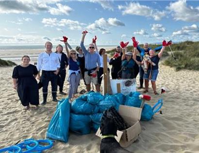Beach clean!