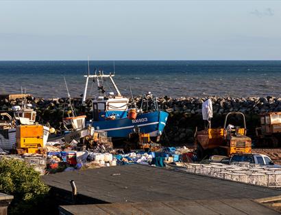 Photo of Hastings fishing beach and boats