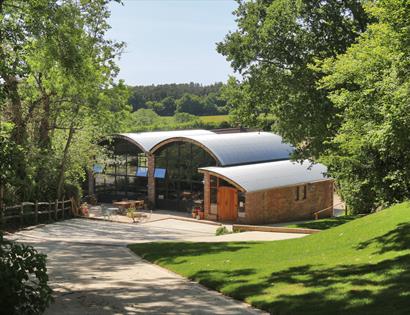 The new building at Sedlescombe Organic Vineyard