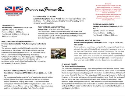 Armed Force day event poster