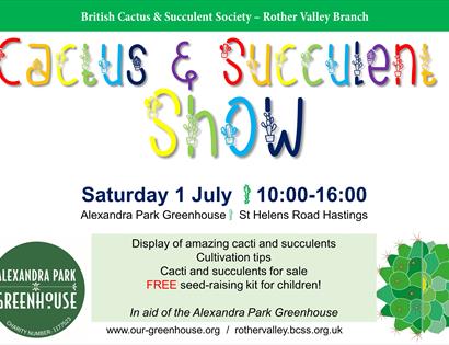 poster for cactus and succulent show